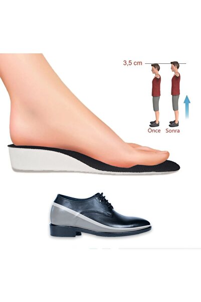 Elevold Boy Uzatan Tabanlık 3,5cm Ayakkabı Içi Asansör Taban Hava Yastıklı Ta...
