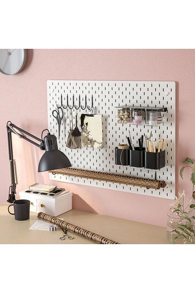 IKEA SKÅDIS Черна дъска за рисуване - Кутия, 7.5x9x8 см, 1 метална част