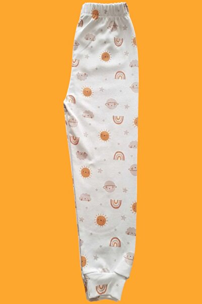 Çamaşır Bahçesi Kısa Kollu Desenli Çocuk Pijama Takım #baskılıçocukpijamatakım #güneşdesenlipijama #çamaşırbahçesi