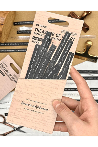 Kağıt Gemi Dükkan Treasure Of Heart Serisinden Romantic Enlightenment 40 Adet...