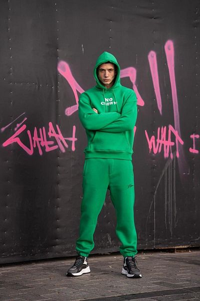 HYPERS Hooded Hoody and Jogger Set - Crown Printed