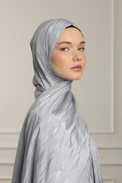 MAQ DESIGN Aura Silky Jacquard Shawl