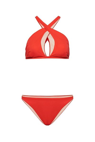 Nocturne Cross Strap Bikini Set