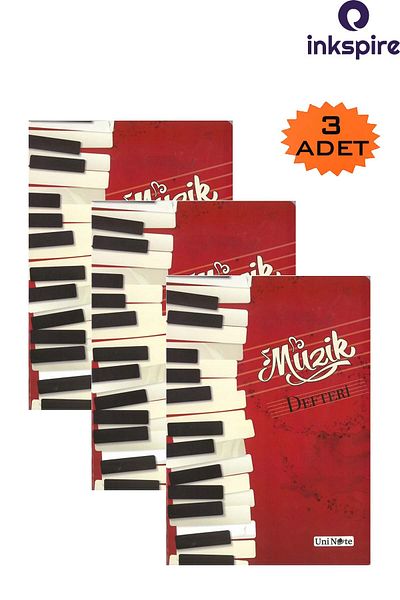 inkspire كتاب الموسيقى مقاس A4 30 ورقة 3 قطع كتاب الموسيقى مع مفتاح يسار مقاس 21 × 30 سم 13 عمودًا