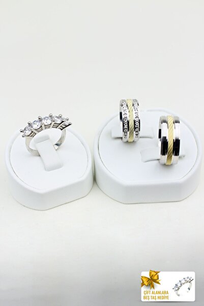 Twem Silver Inci Işıltısı Rüya Birleşimi 925 Ayar Gümüş Alyans Çift Alıma Beştaş Hediye (TEK YÜZÜK FİYATIDIR)