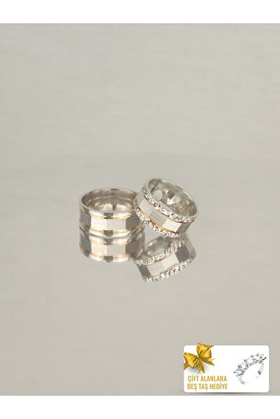 Twem Silver Rüya Güzelliği Denizaltı Bağ 925 Ayar Gümüş Alyans Çift Alıma Beştaş Hediye (TEK YÜZÜK FİYATIDIR)
