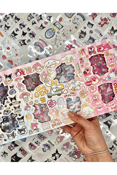 Kağıt Gemi Dükkan Sanrio Kuromi My Melody Cinnamoroll Cute Bear 400 Yaprak 27...