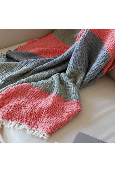 WALLHANG Clyde 100% Cotton TV Blanket | Throw | Knee Blanket | 130x170cm