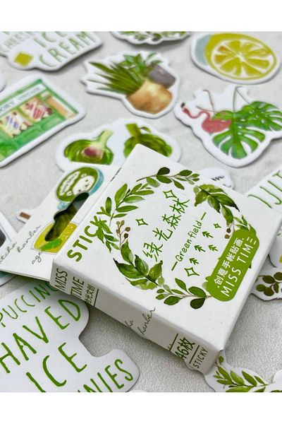 Kağıt Gemi Dükkan Lush Beauties Themed Box Sticker / Bullet Journal / Notebook Decoration / Sticker