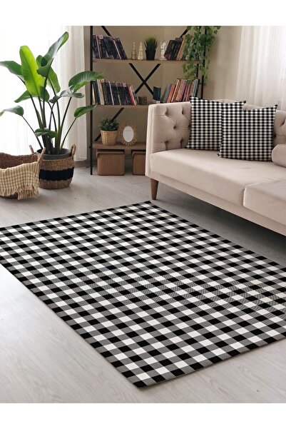 Evmila Geometrik Modern Desenli Salon Ve Yatak Odası Halısı