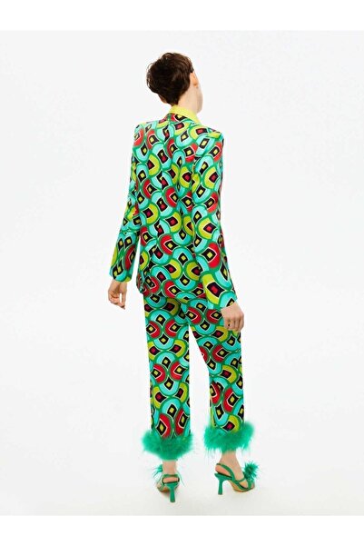 Nocturne Otriş Tüy Detaylı Pantolon