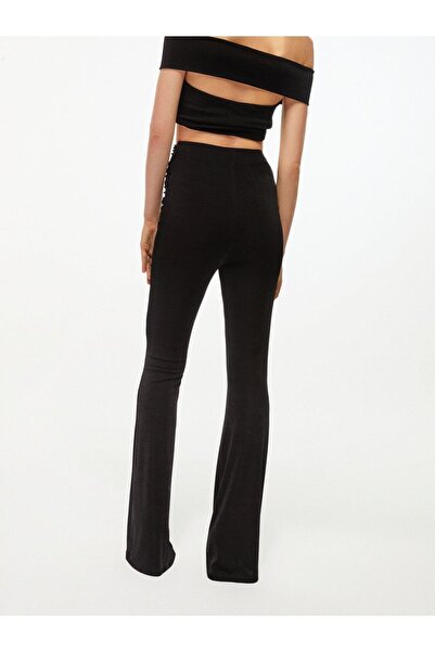 Nocturne Drape Detaylı Ispanyol Paça Pantolon