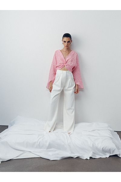 Nocturne Palazzo Fabric Trousers