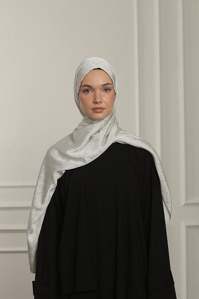 MAQ DESIGN Shine Silky Jacquard Shawl