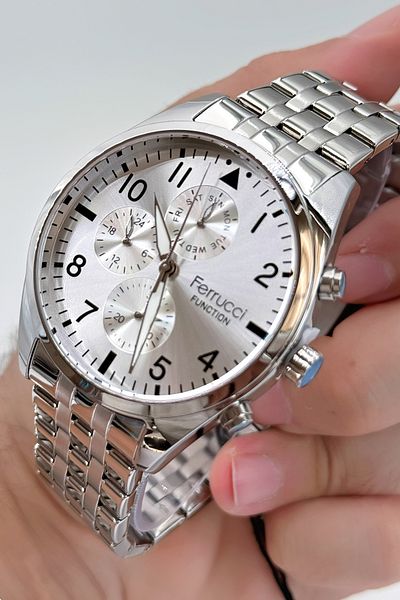 Ferrucci Function Steel Cord Men's Wristwatch