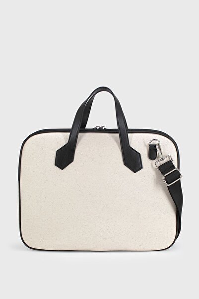 LUNABLU 15.6" Inç Su Geçirmez Kumaş Özellikli Evrak Bilgisayar Notebook Laptop Çantası