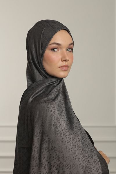 MAQ DESIGN Shine Silky Jacquard Shawl