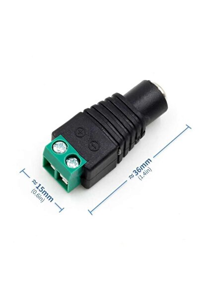 Genel Markalar 2.1 mm Adaptör Klemens Dönüştürücü Terminal 24vdc 5a Lehimsiz ...