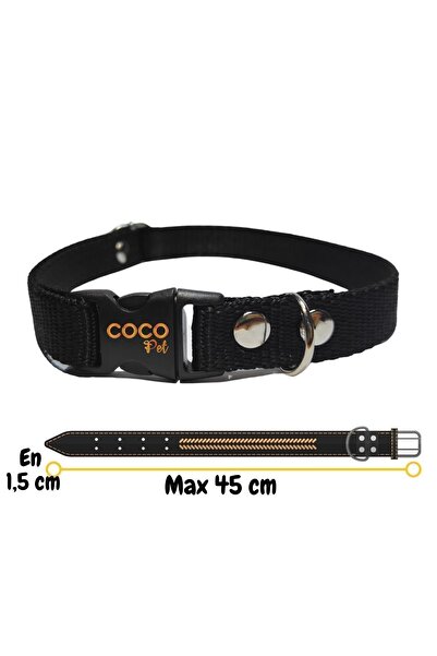 coco birds Köpek Göğüs Tasması Gezdirme Ipi Small Siyah Küçük Irklar Için 30-45 Cm
