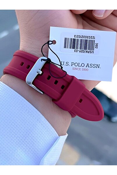 U.S. Polo Assn. U.S. Polo Assn 5 Atm Water Resistant Men's Sports Wristwatch - Silicone Cord, Uspa.1029.B03