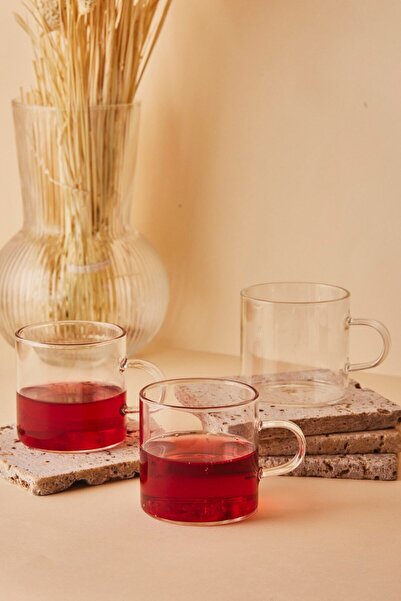 Perotti Dg3250 Fausto 6 Piece Borosilicate Mini Glass Coffee And Tea Cup