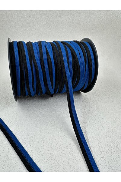 paşateks since 1995 şekil 5-метрова смугаста стрічка Рашель - 1 см (синя/чорна)