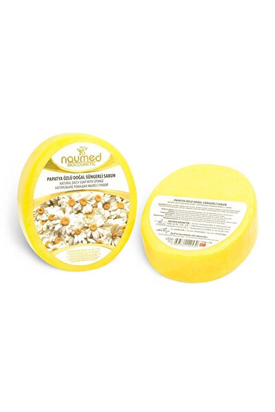 NAUMED صابون إسفنجي طبيعي بخلاصة البابونج (يساعد على إصلاح البقع والساقين بال...