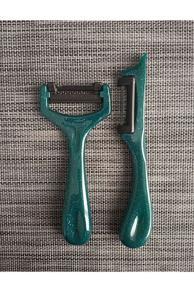 Solingen Side and Straight Peeler 2 Pack Green