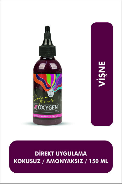 BBOXYGEN Vişne Kızılı Bitkisel Içerikli Renkli Saç Boyası 150 Ml | Color Touch