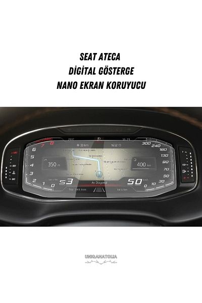 UniqAnatolia Seat Ateca Digital Instrument Panel Nano Screen Protector