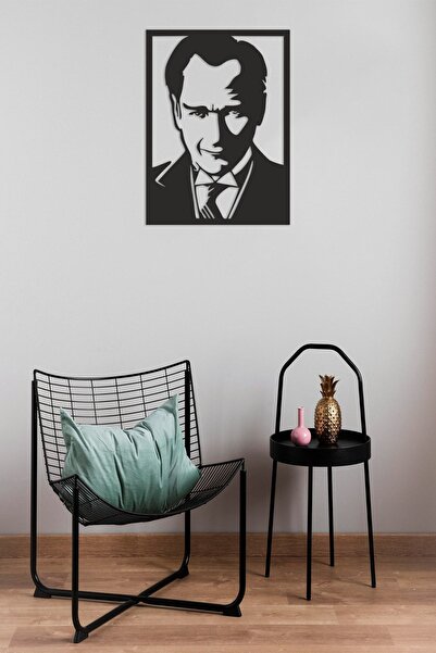 Numa Concept Duvar Dekoru MDF Atatürk Portre V.1 Salon Ofis Ve Antre İçin Tablo | 38x28 Cm