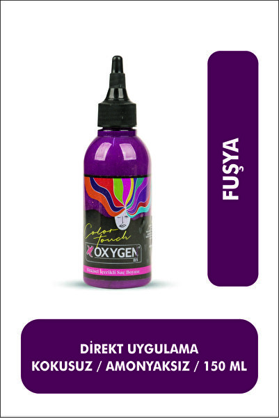 BBOXYGEN Fuşya Bitkisel Içerikli Renkli Saç Boyası 150 Ml | Color Touch