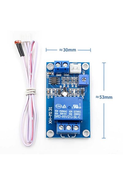 Roboyol Store XH-M131 Ldr Işık Kontollü Röle 12V Gündüz Gece Algılayıcı Röle