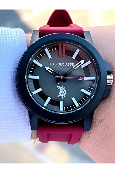 U.S. Polo Assn. U.S. Polo Assn 5 Atm Water Resistant Men's Sports Wristwatch - Silicone Cord, Uspa.1029.B03