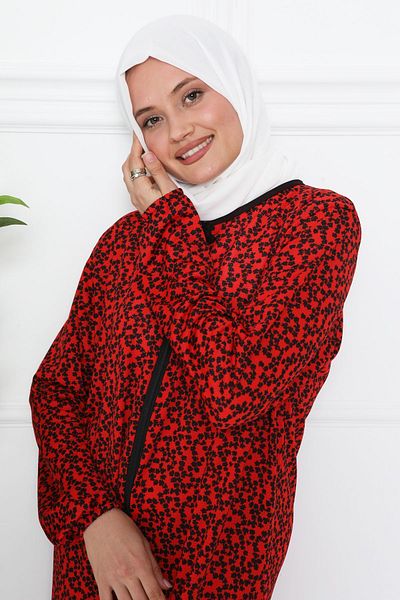 Kutay Collection Cotton Zippered Seasonal Women's Prayer Dress