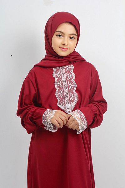 Kutay Collection Rochie de rugăciune elegantă pentru fete de mărime medie - sezonieră, anti-transpirație Young Ferace