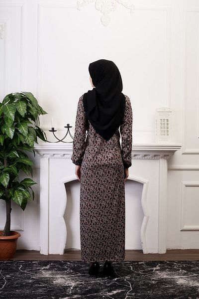 Kutay Collection Rochie de rugăciune pentru femei - Ferace sezonieră, cu cravată laterală, anti-transpirație și drapată