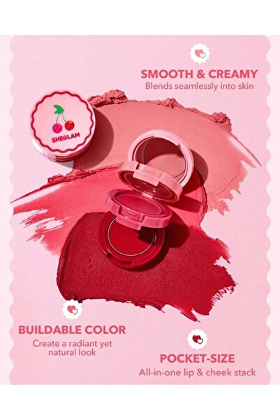 SHEGLAM Very Cherry Cheek & Lip Cream