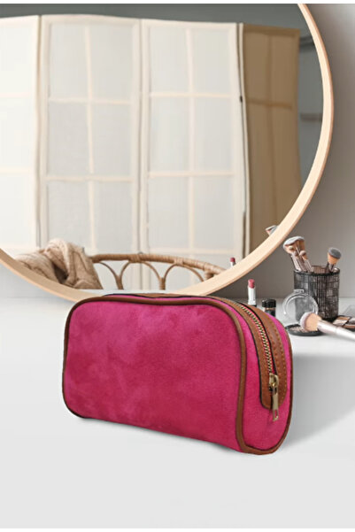 Boldy Косметичка із замші - дорожня косметичка для макіяжу та особистої гігієни