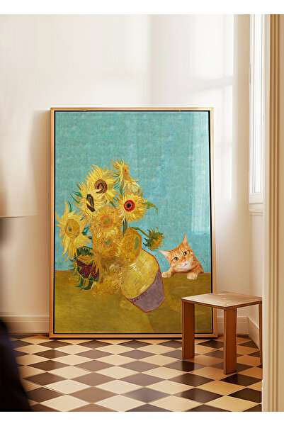 ARTHOUSECOLLECTIVE Van Gogh Poster - Tasarım - Tablo Ölçülerinde Çerçevesiz P...
