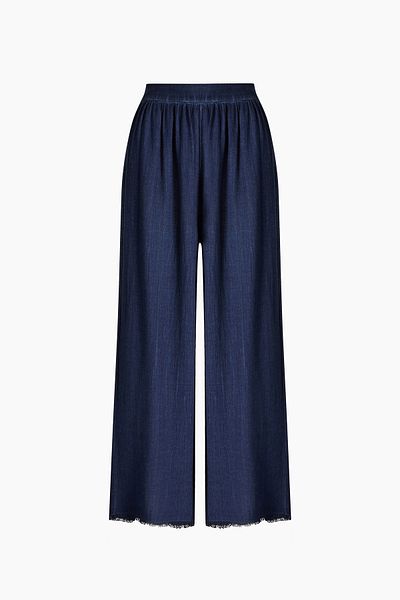 İKİKIZ Linen - Relaxed Cut Navy Pants