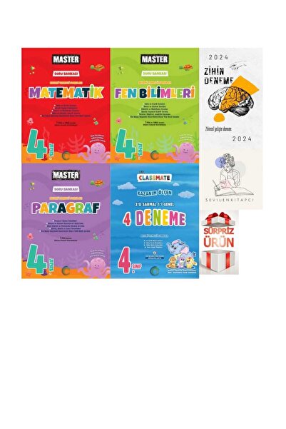 Okyanus Yayıncılık OKYANUS 4.SINIF MASTER M-F-PARAGRAF-CLASSMATE 4 DENEME+ZİH...