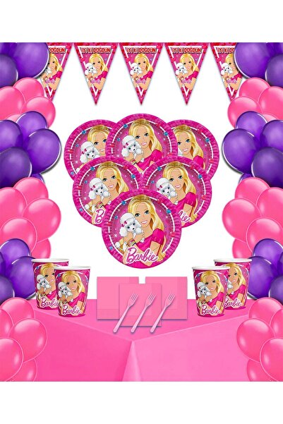 Barbie Barbie Barbi Σετ 8 τεμαχίων για πάρτι γενεθλίων