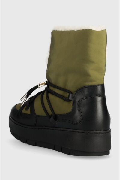 Tommy Hilfiger Essential Snowboot Kadın Yeşil Bot