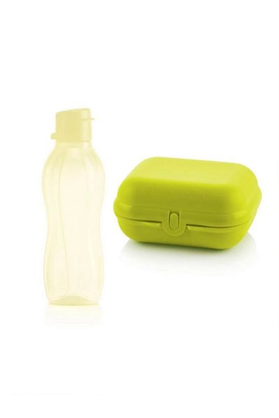 Tupperware Eco 500 ml Water Bottle and Water Bottle - Large Carrying Container with Easy Lid Feeding Set