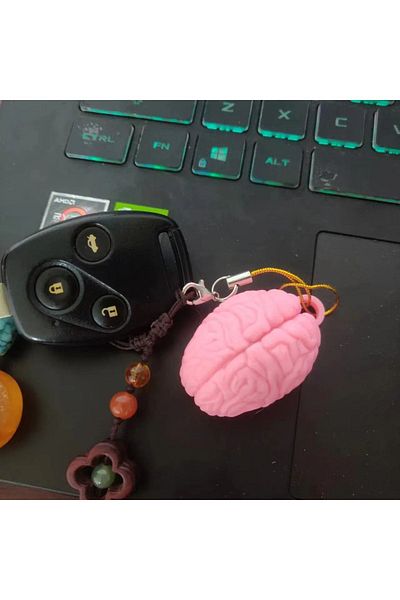 FigürDizayn 2 Pieces of Brain keychain Toy Sent