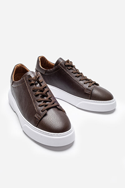 LUSIVE Brown 100% Genuine Leather Ultra Comfortable Men's Casual Shoes Luass2...