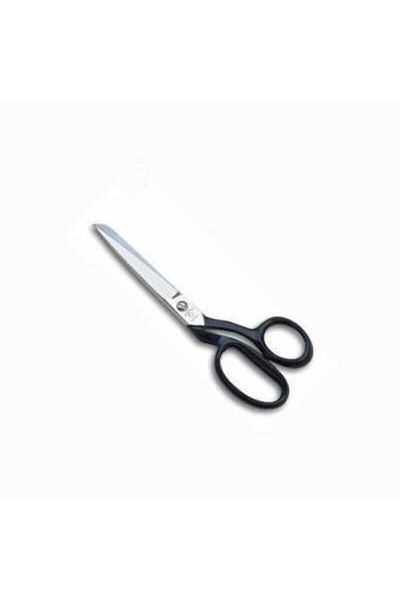 ofisturka Horsehead No 7 Black Handle Nickel Plated Horizontal Regula Scissors
