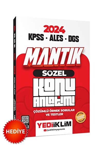 Yediiklim Yayınları 2025 Ales Sayısal Sözel Yetenek Konu Anlatımı Modüler Set Ve Sözel Mantık Konu Hediye