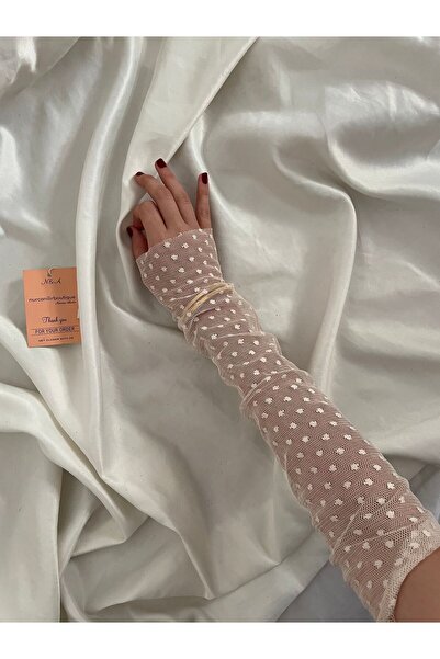 Butik Tül eldiven kolluk puantiyeli